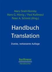 Cover von Handbuch Translation