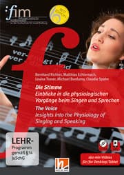 Cover von Die Stimme / The Voice. Einblicke in die physiologischen Vorgänge beim Singen und Sprechen