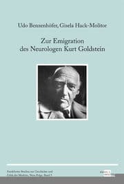 Cover von Zur Emigration des Neurologen Kurt Goldstein