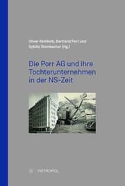 Cover von Die Porr AG und ihre Tochterunternehmen in der NS-Zeit
