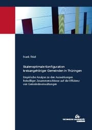 Cover von Skalenoptimale Konfiguration kreisangehöriger Gemeinden in Thüringen
