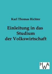 Cover von Einleitung in das Studium der Volkswirtschaft