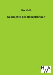 Cover von Geschichte der Handelskrisen