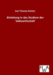 Cover von Einleitung in das Studium der Volkswirtschaft