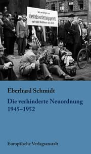 Cover von Die verhinderte Neuordnung 1945-1952