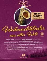 Cover von Weihnachtslieder aus aller Welt - Tenorsaxofon