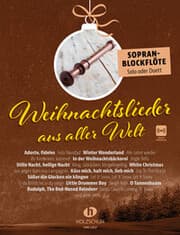 Cover von Weihnachtslieder aus aller Welt - Sopranblockflöte
