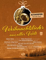 Cover von Weihnachtslieder aus aller Welt - Altsaxofon