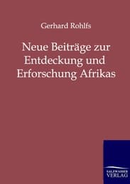 Cover von Neue Beiträge zur Entdeckung und Erforschung Afrikas
