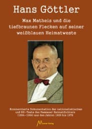 Cover von Max Matheis und die tiefbraunen Flecken auf seiner weißblauen Heimatweste