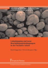 Cover von Lohndumping und neue Beschäftigungsbedingungen in der Sozialen Arbeit