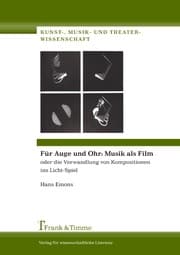 Cover von Für Auge und Ohr: Musik als Film