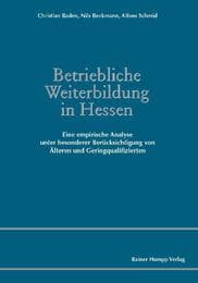 Cover von Betriebliche Weiterbildung in Hessen