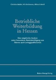 Cover von Betriebliche Weiterbildung in Hessen