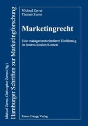 Cover von Marketingrecht