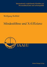 Cover von Mindestlöhne und X-Effizienz