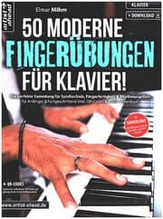 Cover von 50 moderne Fingerübungen für Klavier!