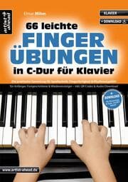 Cover von 66 leichte Fingerübungen in C-Dur für Klavier