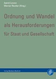 Cover von Ordnung und Wandel als Herausforderungen für Staat und Gesellschaft