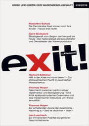 Cover von exit! Krise und Kritik der Warengesellschaft