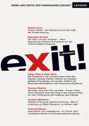 Cover von Exit! Krise und Kritik der Warengesellschaft 20/2023