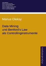 Cover von Data Mining und Benford's Law als Controllinginstrumente