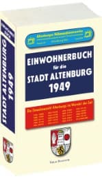 Cover von Adressbuch/Einwohnerbuch für die Stadt Altenburg in Thüringen 1949