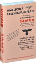 Cover von Amtlicher Taschenfahrplan der Reichsbahndirektion Stettin 1942/43