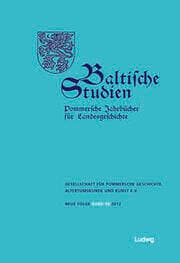 Cover von Baltische Studien, Pommersche Jahrbücher für Landesgeschichte. Band 98 NF