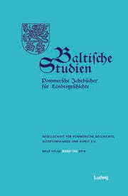 Cover von Baltische Studien, Pommersche Jahrbücher für Landesgeschichte. Band 104 NF