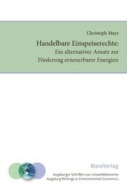 Cover von Handelbare Einspeiserechte: