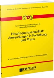 Cover von Herzfrequenzvariabilität: Anwendungen in Forschung und Praxis
