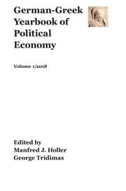 Cover von German-Greek Yearbook of Political Economy, Volume 1