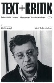 Cover von Botho Strauß