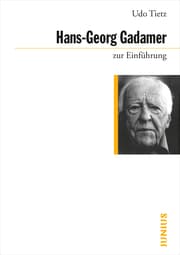 Cover von Hans-Georg Gadamer zur Einführung