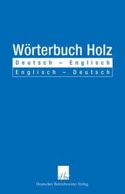 Cover von Wörterbuch Holz