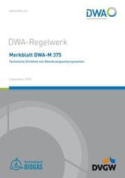 Cover von Merkblatt DWA-M 375 Technische Dichtheit von Membranspeichersystemen