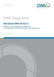 Cover von Merkblatt DWA-M 543-2 Geodaten in der Fließgewässermodellierung Teil 2: Bedarfsgerechte Datenerfassung und -aufbereitung