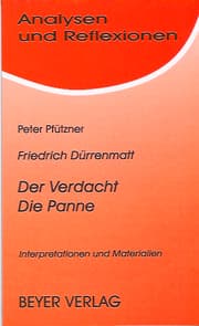 Cover von Friedrich Dürrenmatt: Der Verdacht/Die Panne