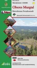 Cover von Wanderkarte 1:35000 Oberes Murgtal