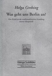 Cover von Was geht uns Berlin an?