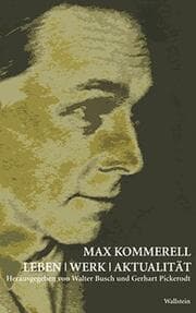 Cover von Max Kommerell