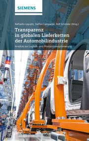 Cover von Transparenz in globalen Lieferketten der Automobilindustrie