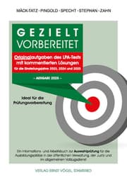 Cover von Gezielt vorbereitet Originalaufgaben des LPA-Tests mit kommentierten Lösungen. Ideal für die Prüfungsvorbereitung -Ausgabe 2025-