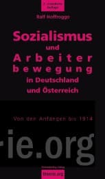 Cover von Sozialismus und Arbeiterbewegung in Deutschland und Österreich