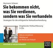 Cover von Sie bekommen nicht was sie verdienen, sondern was sie verhandeln