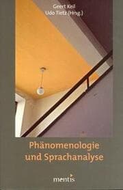 Cover von Phänomenologie und Sprachanalyse