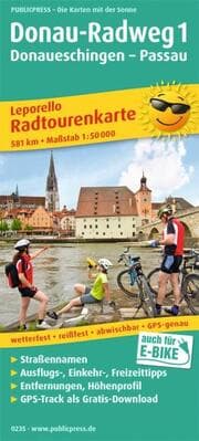 Cover von Donau-Radweg 1, Donaueschingen - Passau
