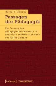 Cover von Passagen der Pädagogik