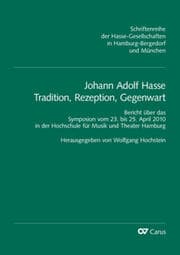 Cover von Johann Adolf Hasse. Tradition, Rezeption, Gegenwart